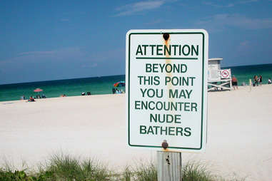 Miami nude beach