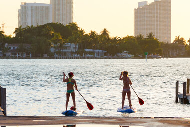 Miami paddleboard
