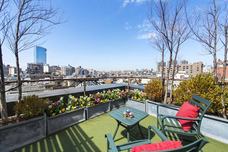 NYC penhouse view