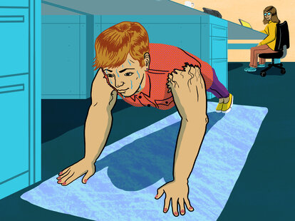 office pushups