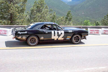 A PPICH Competitor races up the mountain