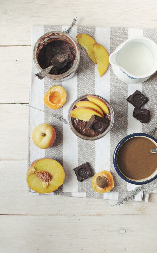 Brownie batter overnight oats