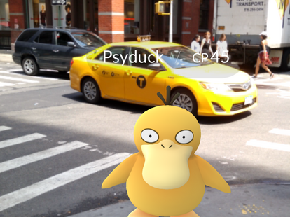 Psyduck in Pokemon Go