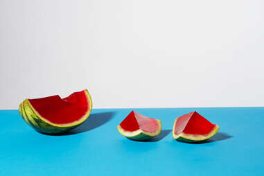 Watermelon Slice Jell-O Shots