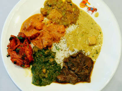 indian lunch plate