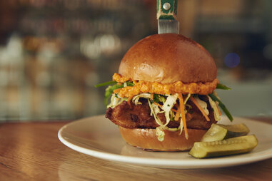 Barrel & Ashes chicken sandwich