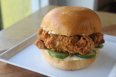 Poppy & Rose chicken sandwich