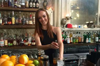Anne Vaughan bartender Whisler's Austin