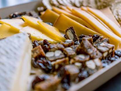 cheese tray at orrman's cheese shop