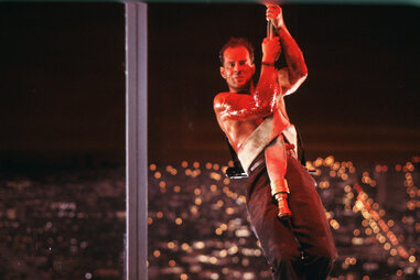 Die Hard Bruce Willis Glass