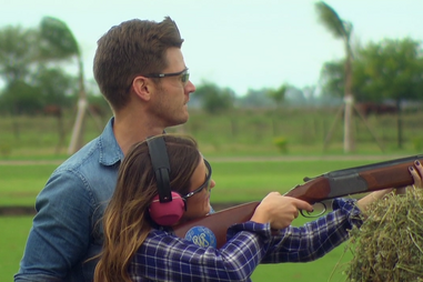 luke shooting skeet bachelorette