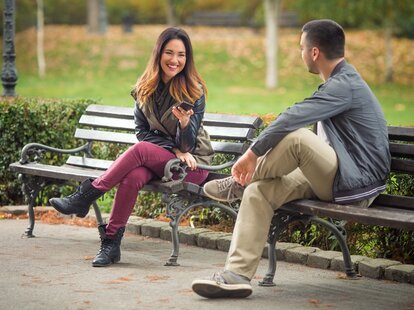 couple in park