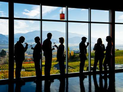 Wine tasting in Canada