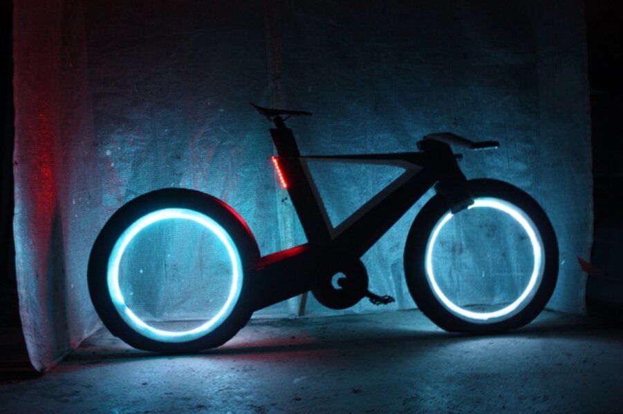 electric bicycle wheel kickstarter 20'' Rear Wheel Ebike Hub Motor 36V 250W E-Bike Conversion Kit with LCD Display PAS Thumb Throttle (Battery & Tire Not Included) : Sports & Outdoors Cycolotron Bike Kickstarter Funding Spokeless