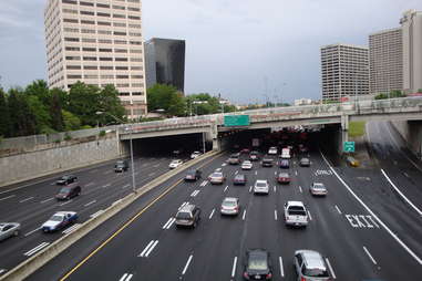 Atlanta traffic freeway