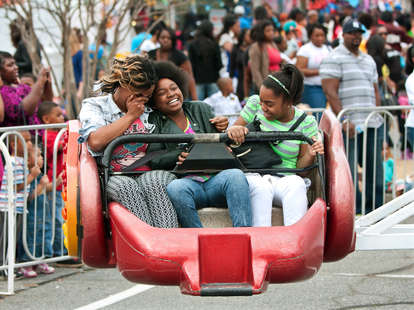 Atlanta women carnival ride