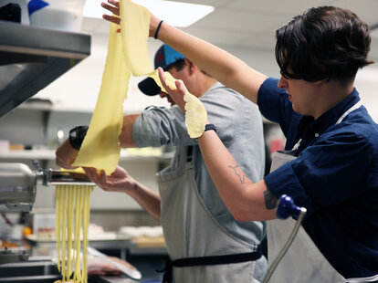 fresh pasta demo with chef john tesar