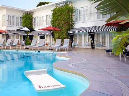 Aqua Star Pool at the Beverly Hilton Thrillist