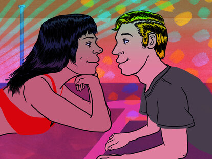 Fell in love with a stripper Thrillist illustration