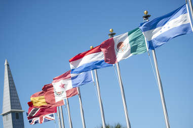 Flags in Miami