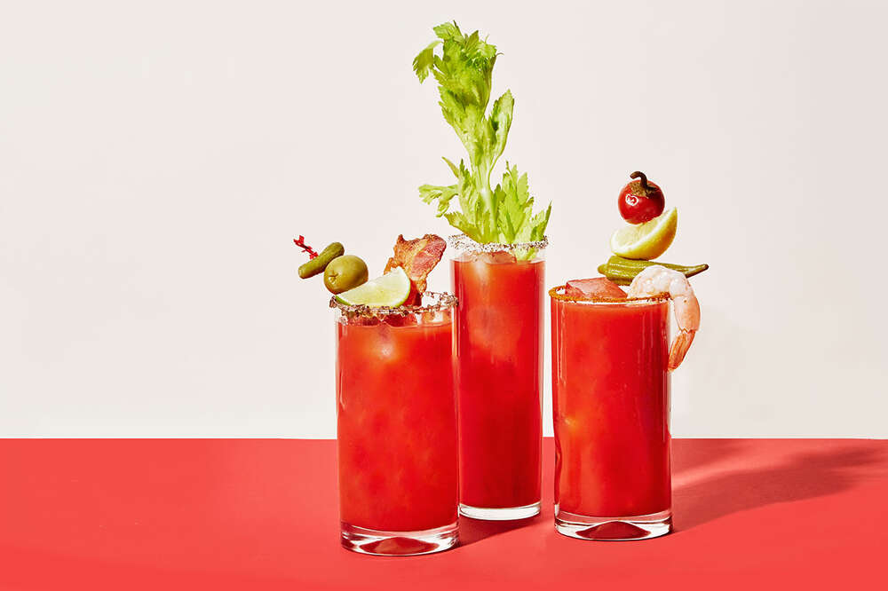 Pair of Tabasco Bloody Mary Glasses - Ruby Lane