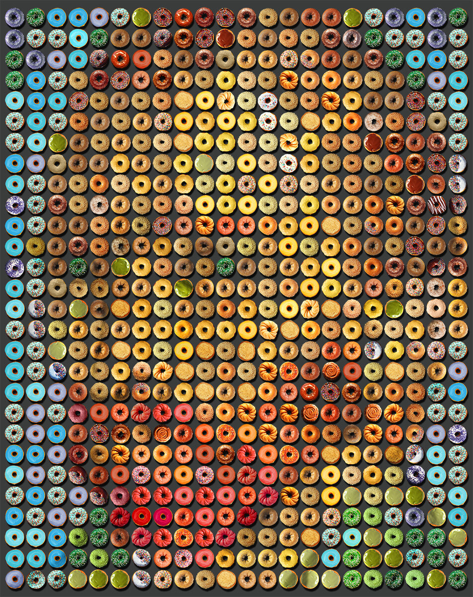 Vincent Van Gogh Donut Portrait