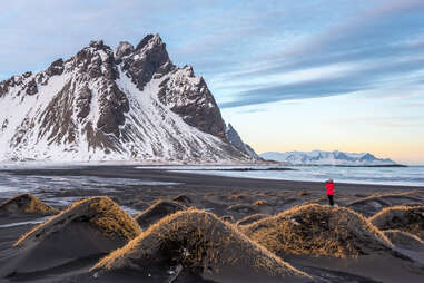 traveling taking a picture in Iceland