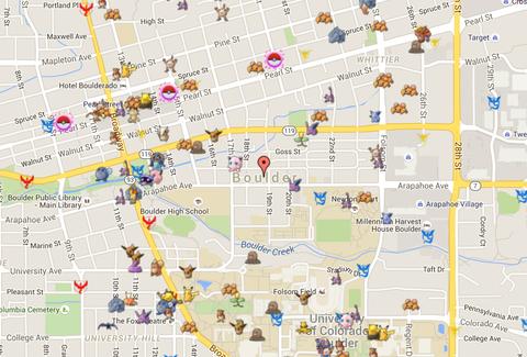 pokemon go live map boston