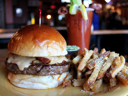 Creative burgers at Oscar's Pub & Grill Milwaukee