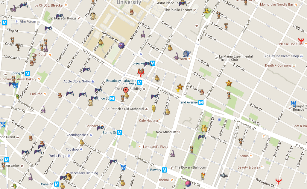 Pokémon Go' Map of Pokémon: Find Everything in Your Area