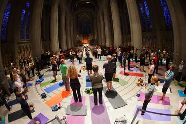 Grace Cathedral yoga