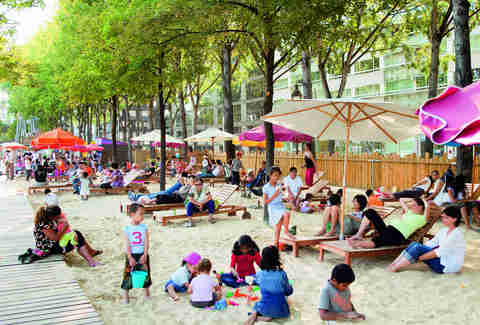 Paris Plages The Citys Beaches Along The Seine River