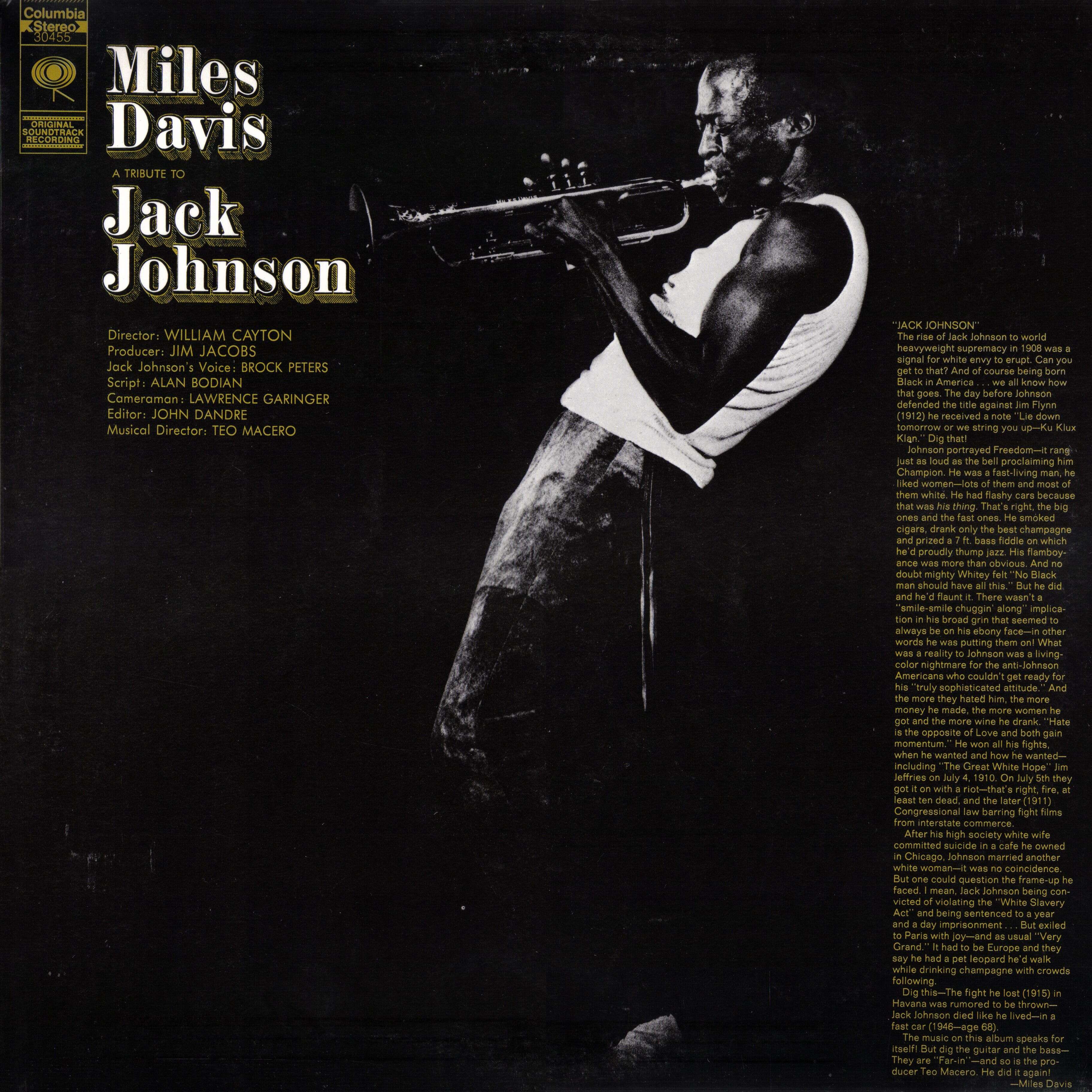 Miles Davis A Tribute to Jack Johnson