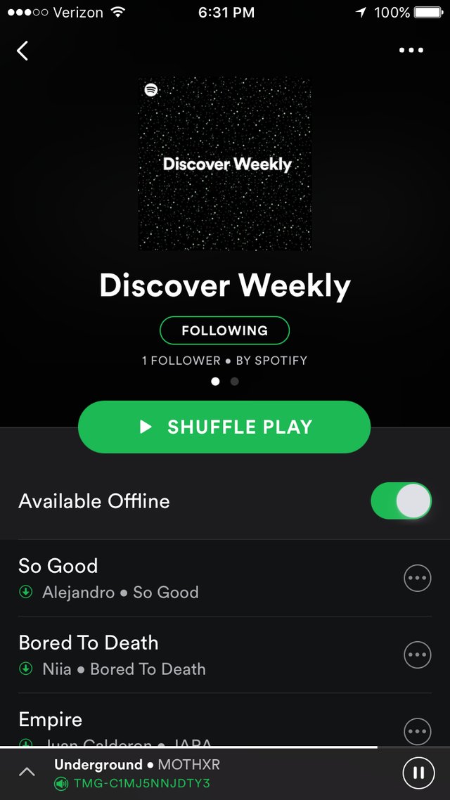 spotify playlists