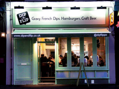 Great burgers and gravy at Dip & Flip in London