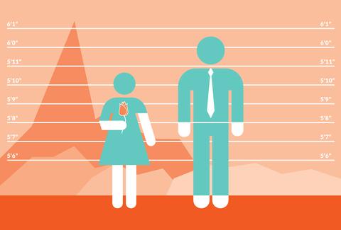 Height Difference Between Couples Chart