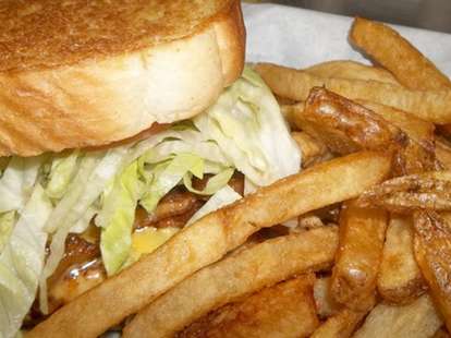 Bobby J's San Antonio burger and fries