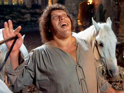 Andre the Giant Drinking