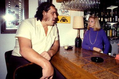 Andre the Giant Drinking
