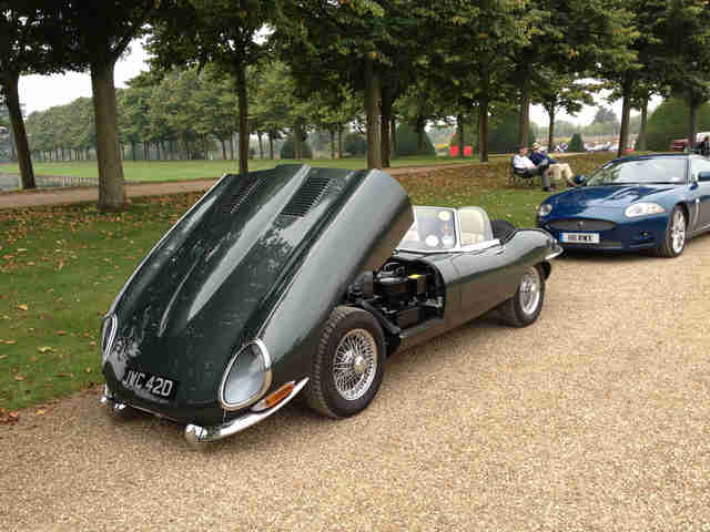 British Racing Green Jaguar E-Type