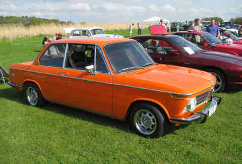 Orange BMW 2002