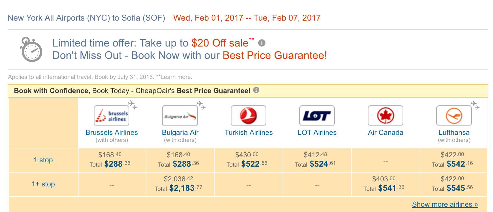Cheap flights to bulgaria