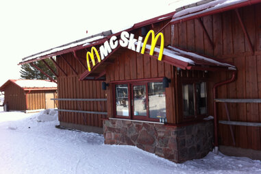 Ski-up McDonald’s Sweden