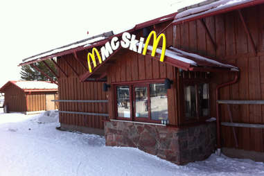 Ski-up McDonald's Sweden