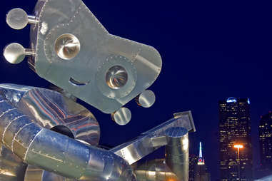 Robot in Deep Ellum Dallas Texas