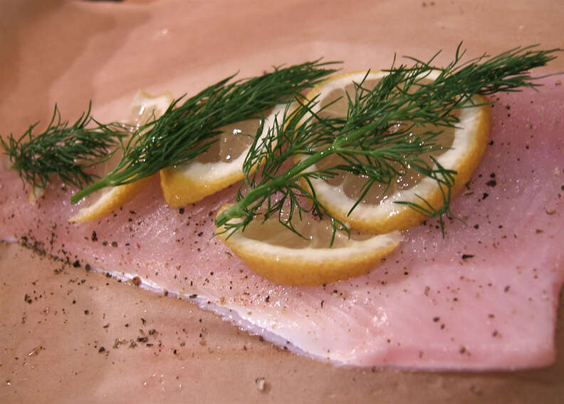 trout with lemon and dill