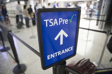 TSA PreCheck Sign