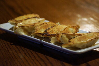Potstickers at Dumpling Inn