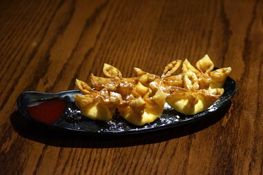 Cream cheese wontons Dumpling Inn