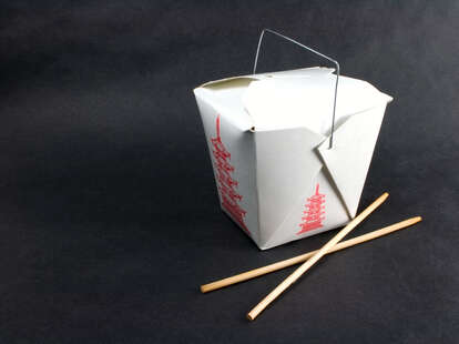 Chinese food takeout box